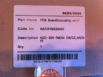Navien KDC-324-7M  PCB Control Board NACR1GS32401 New