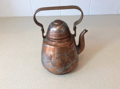Vintage Copper Tea Kettle  Made in Egypt