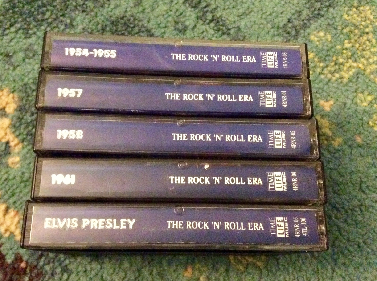 Time Life Music Rock ‘N’ Roll Era 5 Cassette Lot 1954-55, 1957, 1958, 1961 ELVIS
