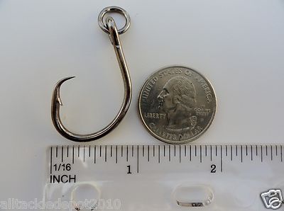 40 Ringed Circle Hooks 4x Strong Size 3/0  - 40 Fishing Hooks
