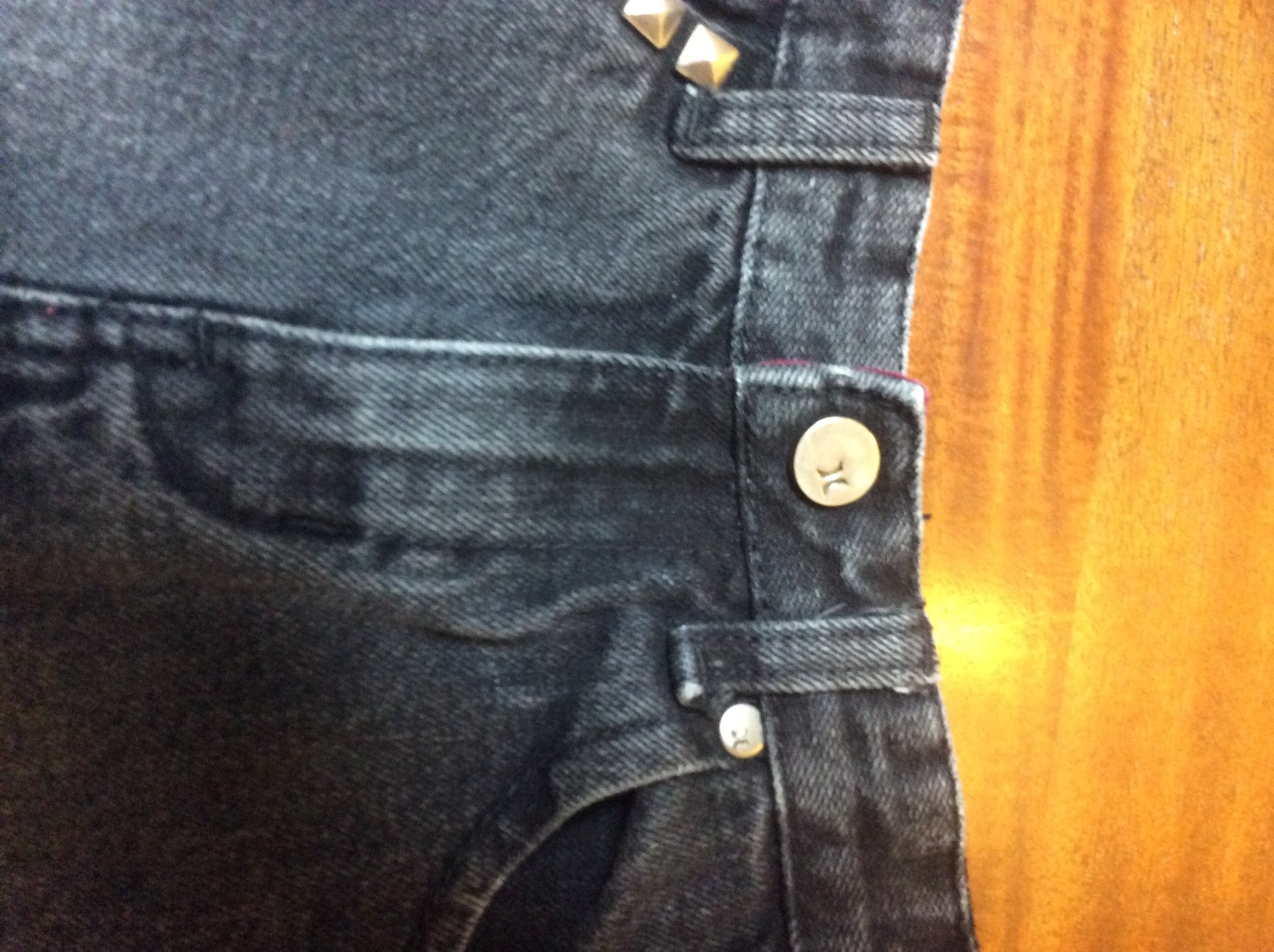 Boys pants Jeans Hurley surfer punk with studs 18 months 12-18 months dark wash