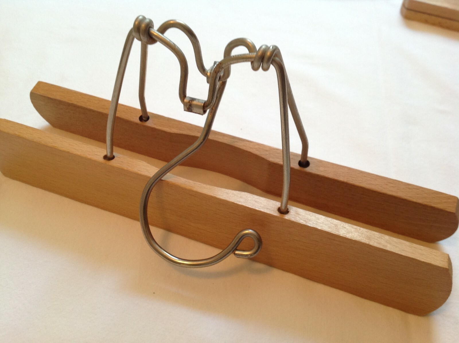 5 Vintage Wood Wooden Pant Skirt Hanger 10