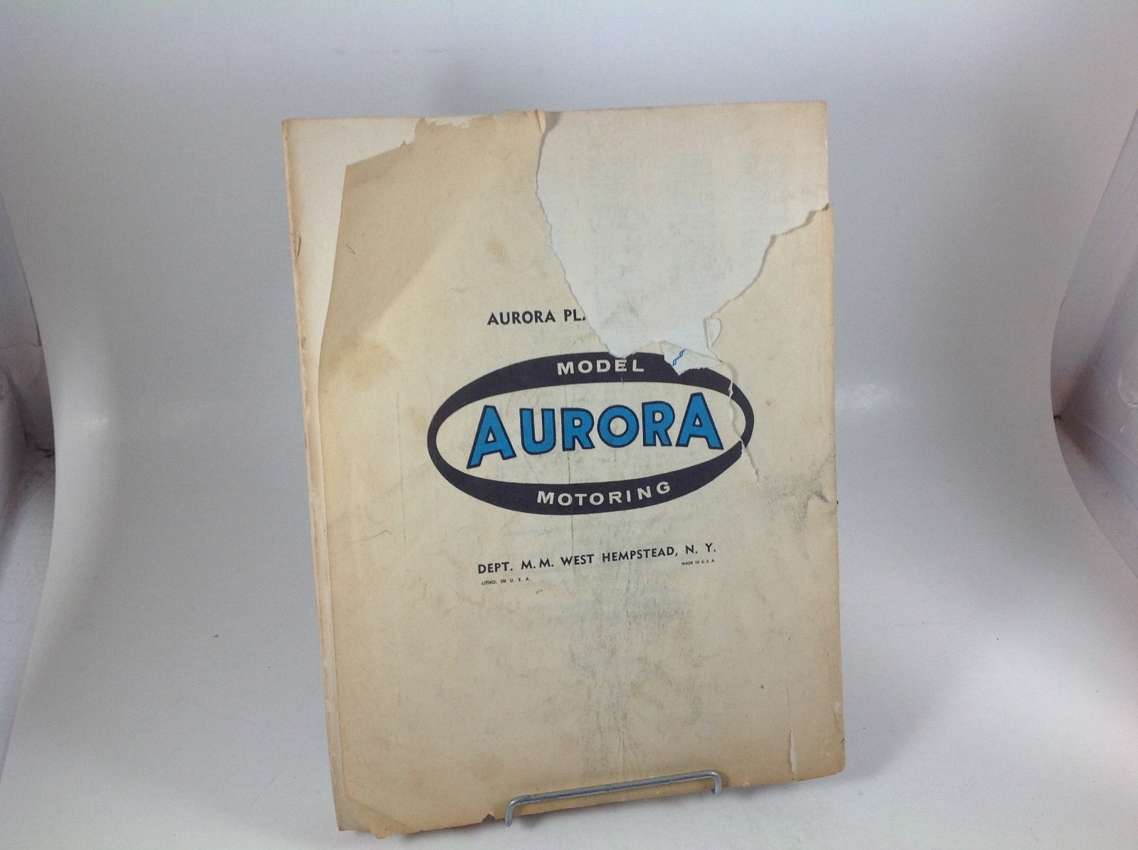 Aurora Thunderjet 500 Service Manual Model Motoring Toy 1/87th scale H.O. Guage.