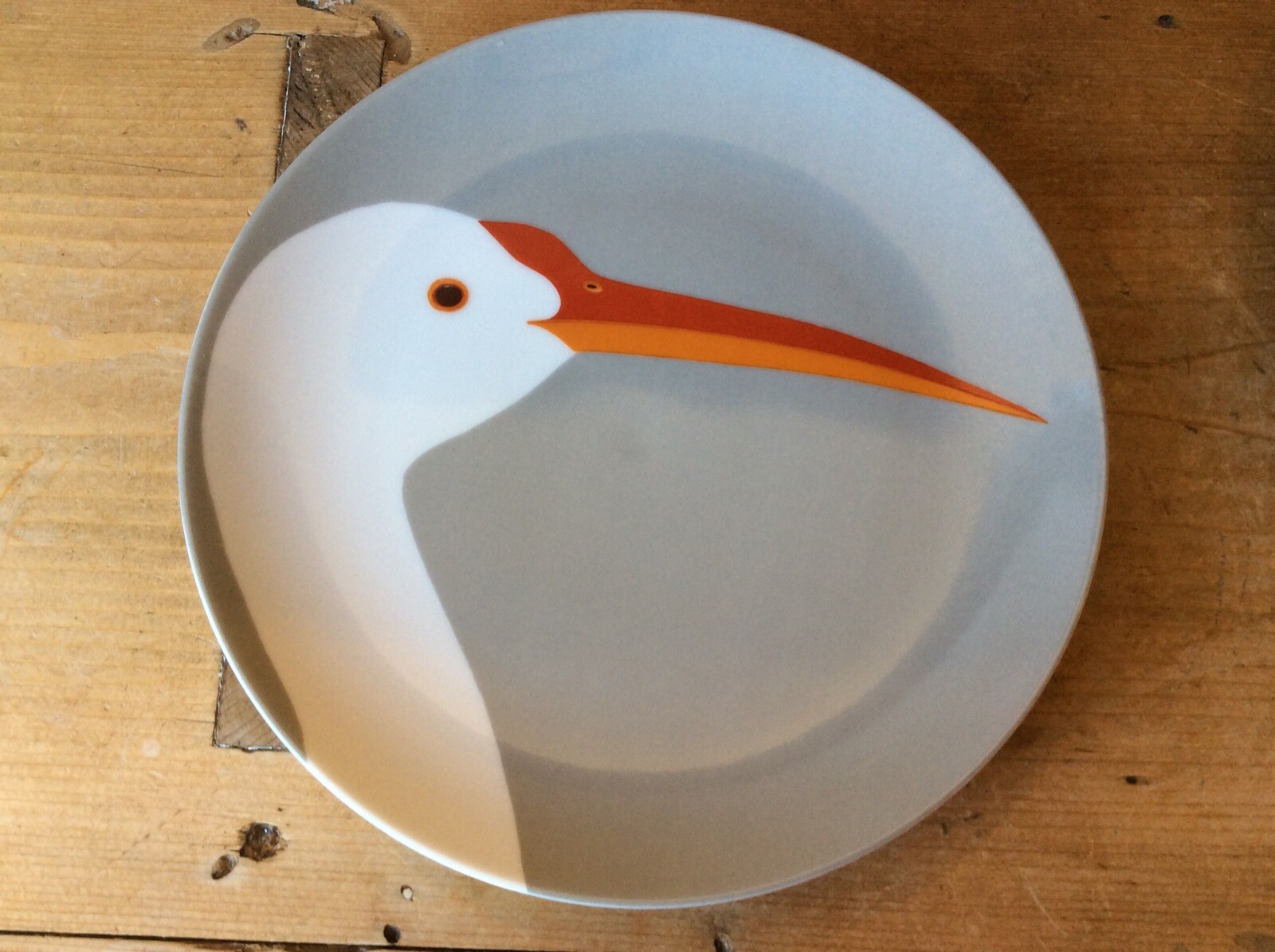 Fitz and Floyd Tropical Bird Plates Pelican 7.5