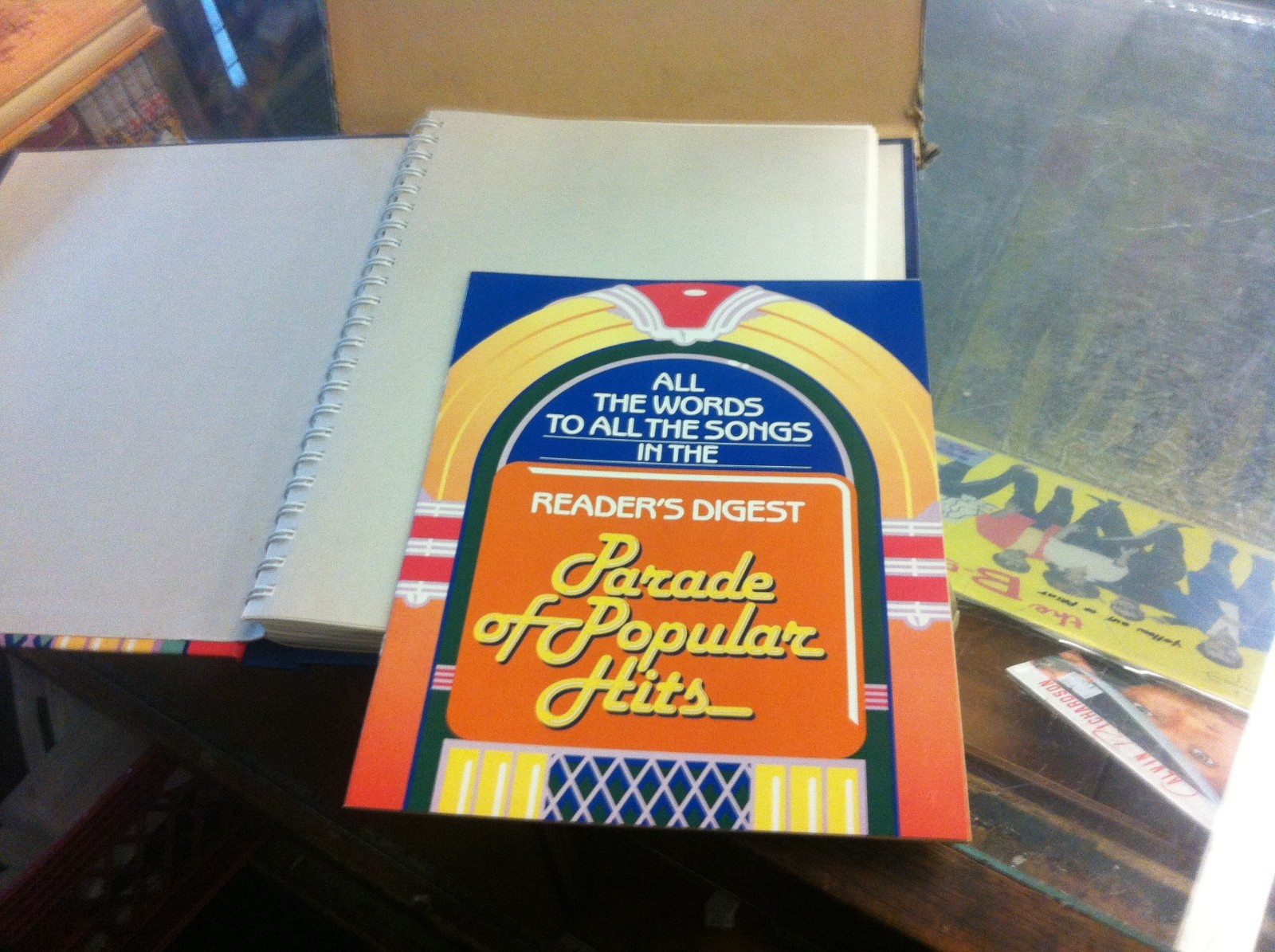 Readers Digest Parade of Popular Hits Music (2)Songbooks Spiral Hardcover 1989