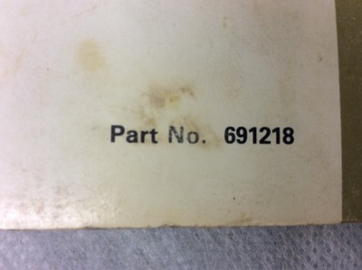 GENUINE Tecumseh Peerless Motion Drive Systems Service Manual 691218