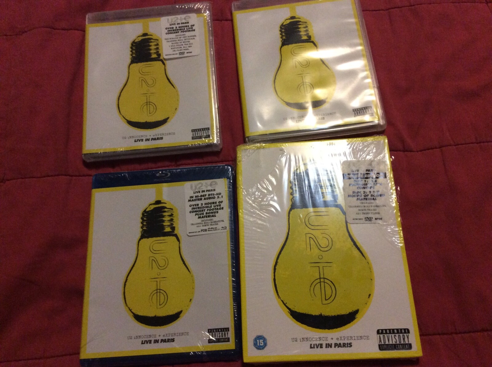 U2:Innocence + Experience Live In Paris New DVD | eBay