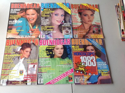 LOT 48 VINTAGE COLLECTIBLE MAGAZINE BUENHOGAR (70's & 80's)