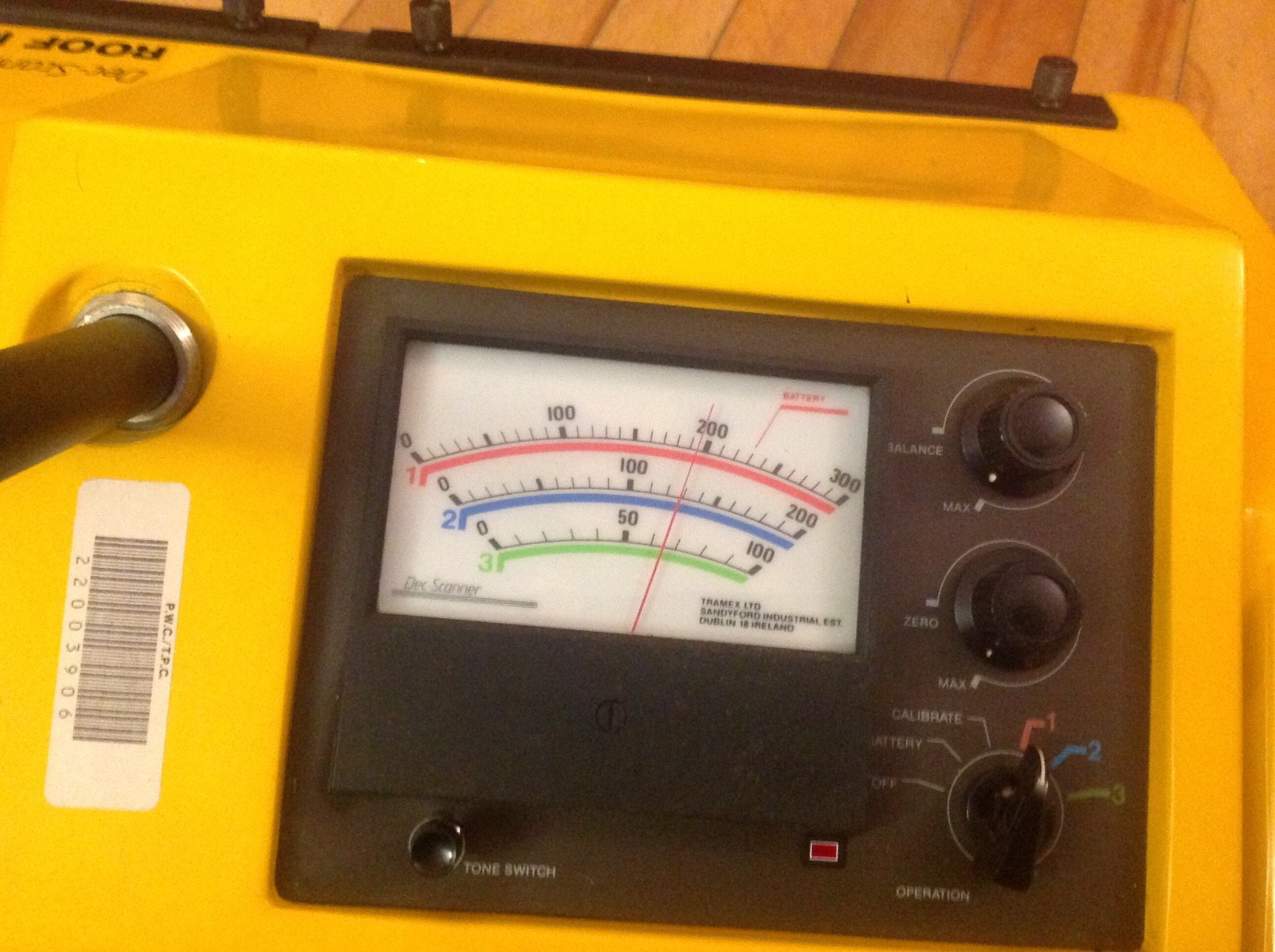 Tramex Dec Scanner Roof Moisture Detector