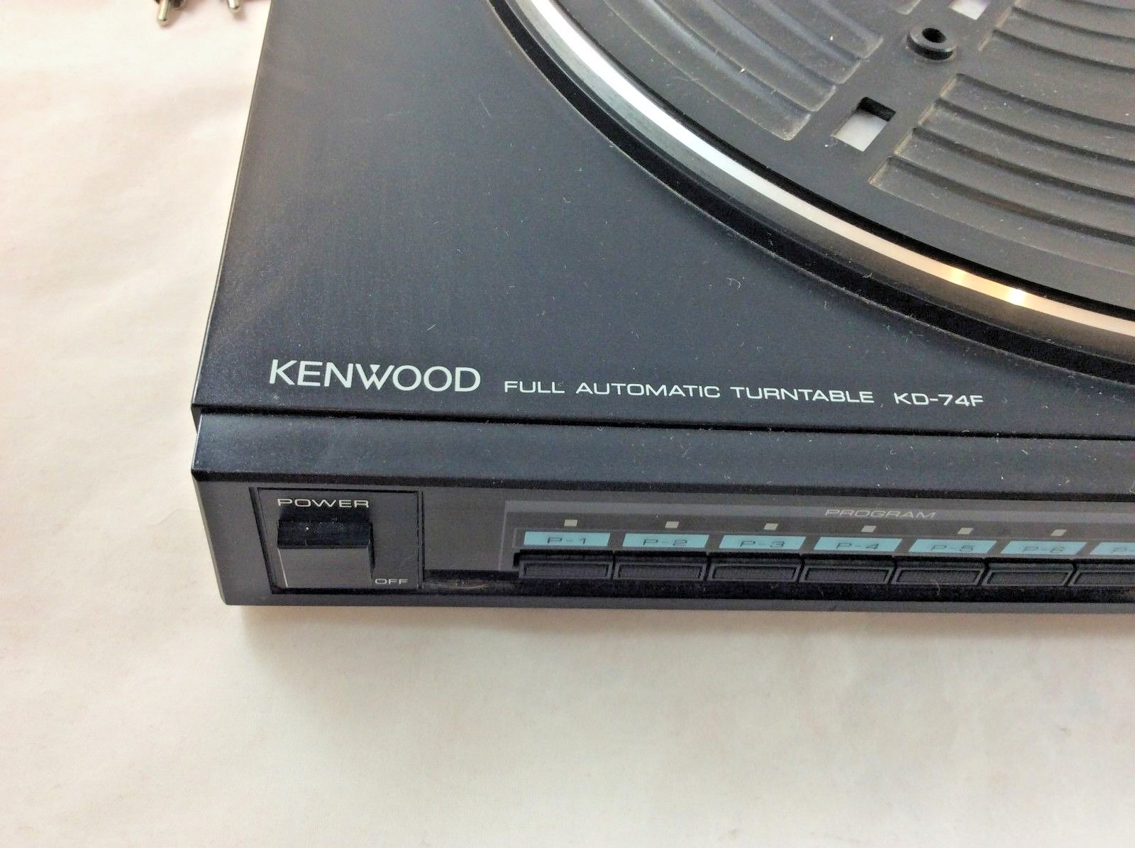 Vintage Kenwood Full Automatic Direct Drive Turntable KD-74F