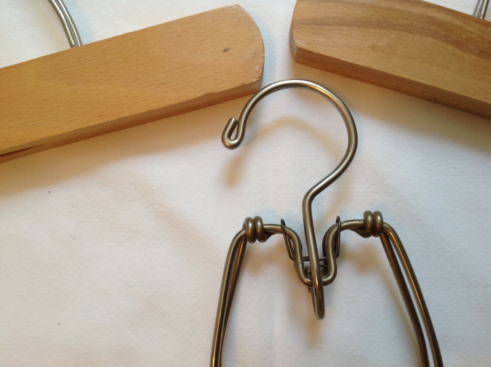 5 Vintage Wood Wooden Pant Skirt Hanger 10