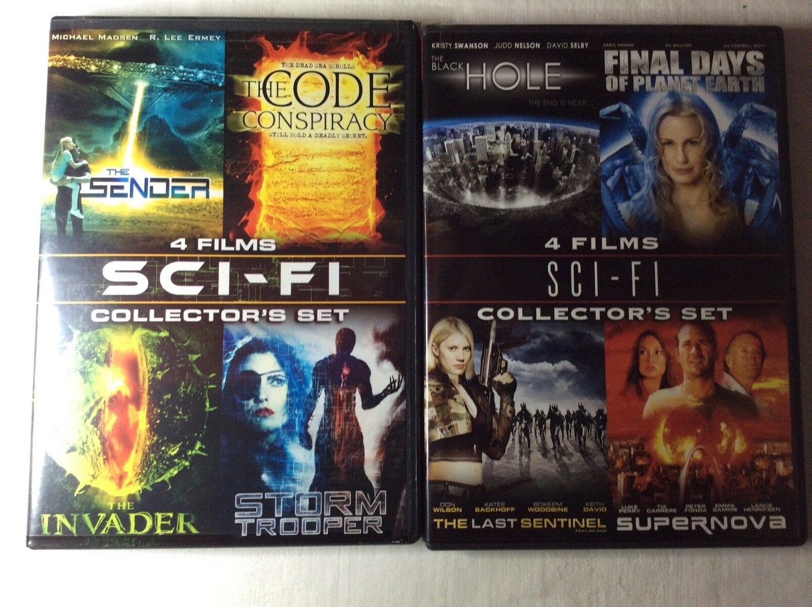 SCI-FI COLLECTOR'S SET - 2 DVD's LOT, 8 FILMS TOTAL SCI-FI COLLECTOR'S SET - 2 DVD's LOT, 8 FILMS TOTAL