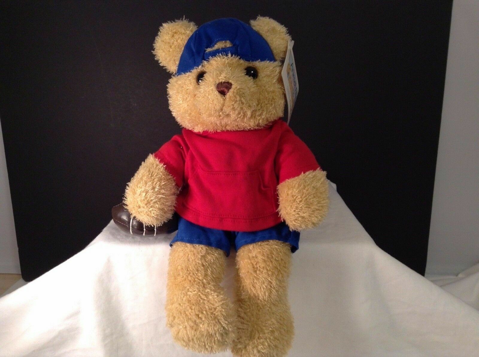 New Animal Alley Football Bear 14 in Tall Plush Stuffed Animal...
