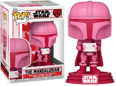 Star Wars : The Mandalorian - Pop! Valentines - Mando n°495 - Funko