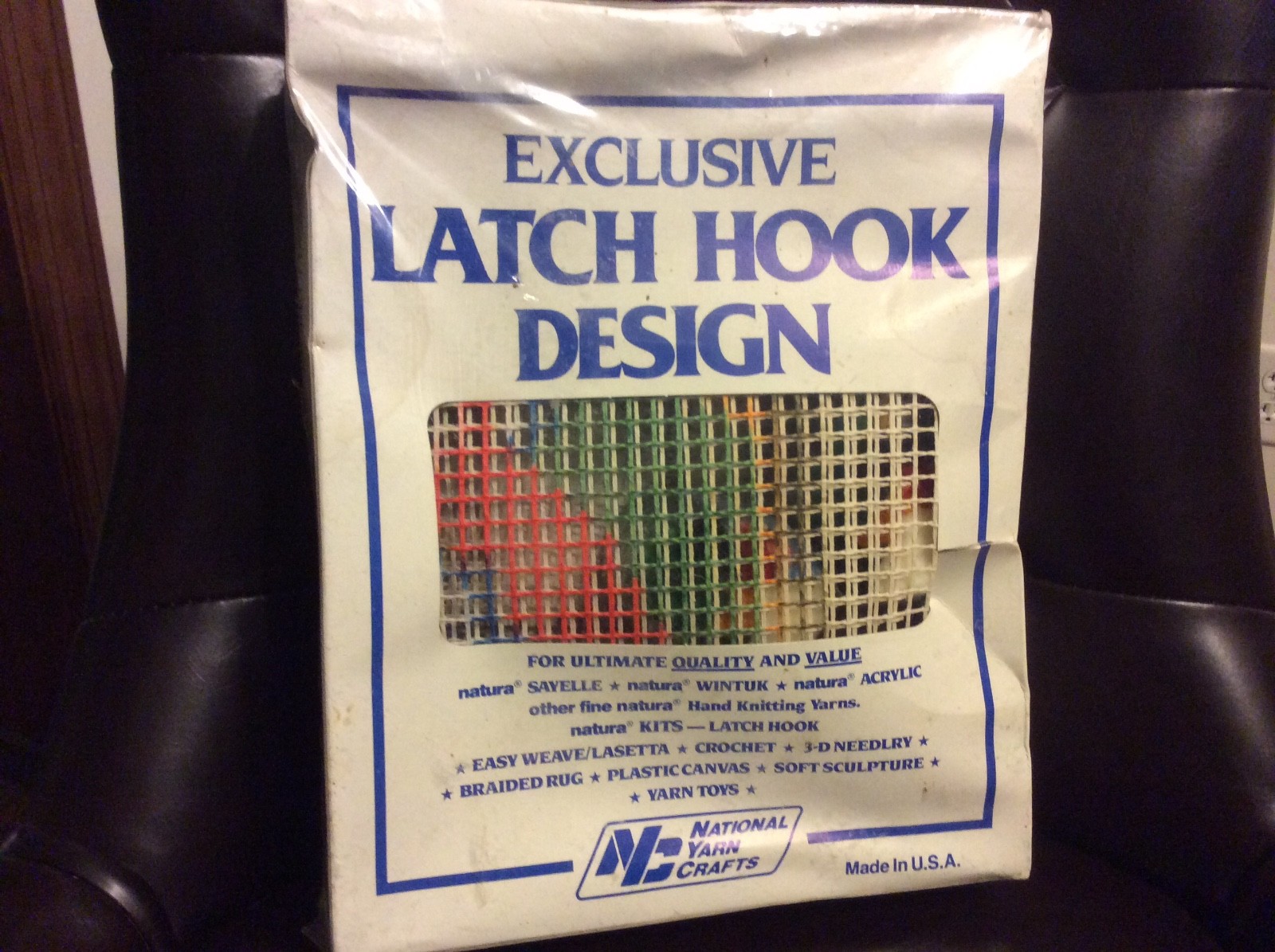 Natura santa face latch hook rug # xp95