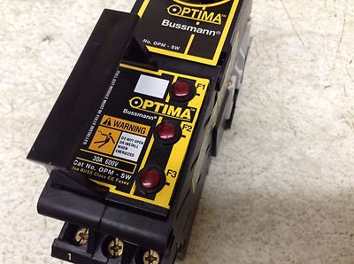 Cooper Bussmann OPM-SW Optima Fuse Holder Disconnect 30 A 600 V OPMSW (TSC)