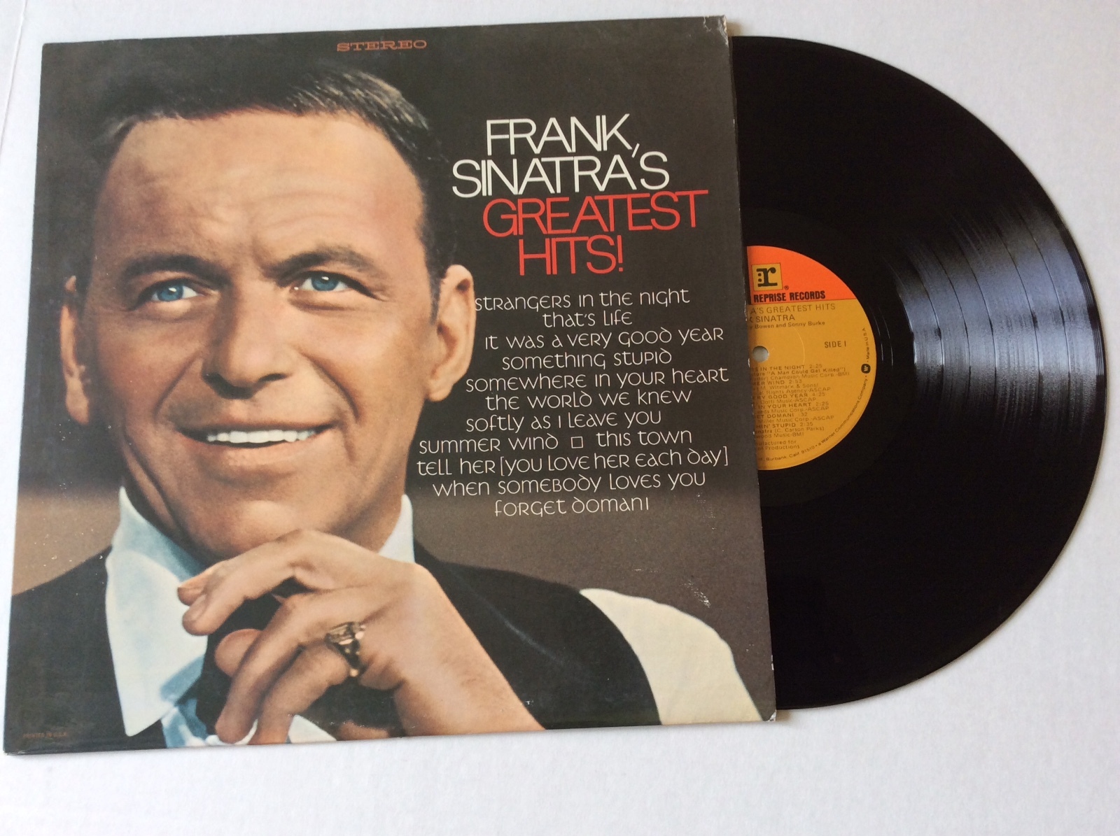 FRANK SINATRA: Frank Sinatra's greatest hits 1967 vinyl LP