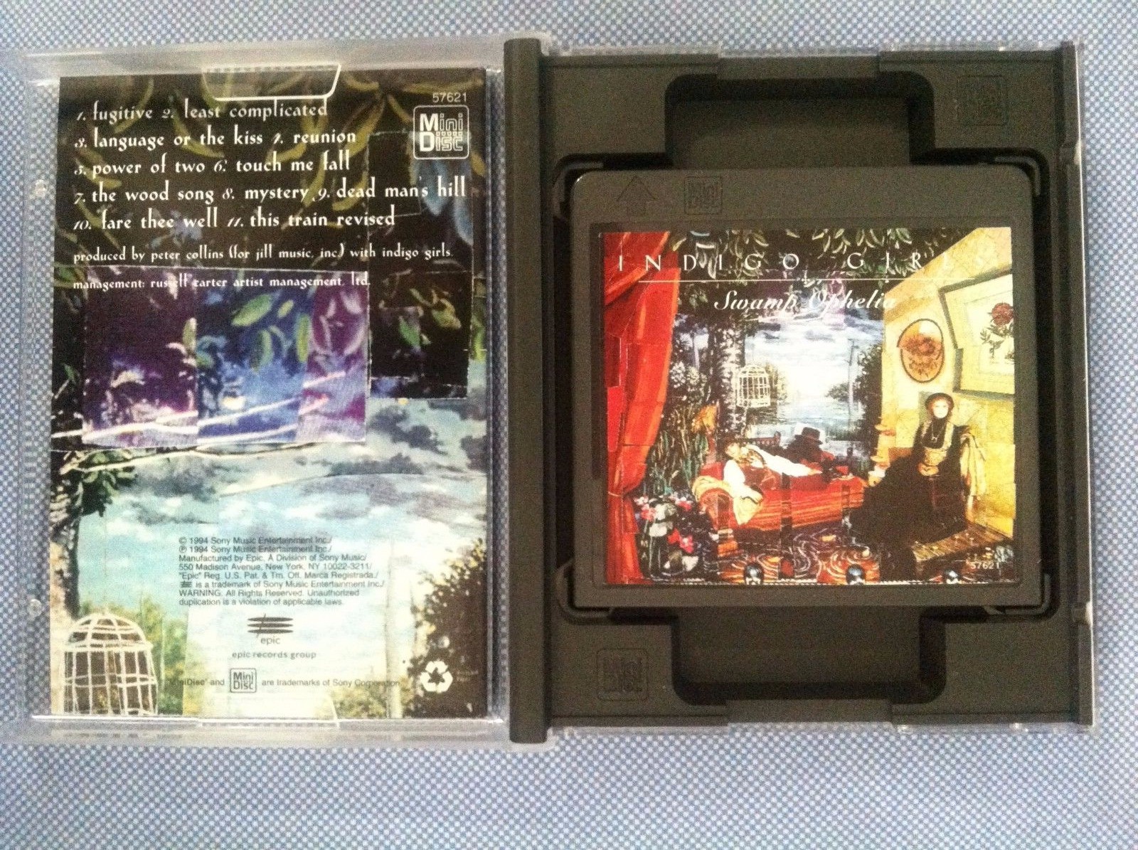 INDIGO GIRLS MINI DISC ALBUM SWAMP OPHELIA PRE-OWNED