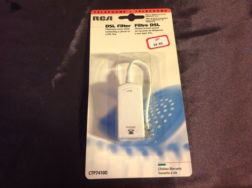 4 RCA DSL FILTER CTP7410D Telephone