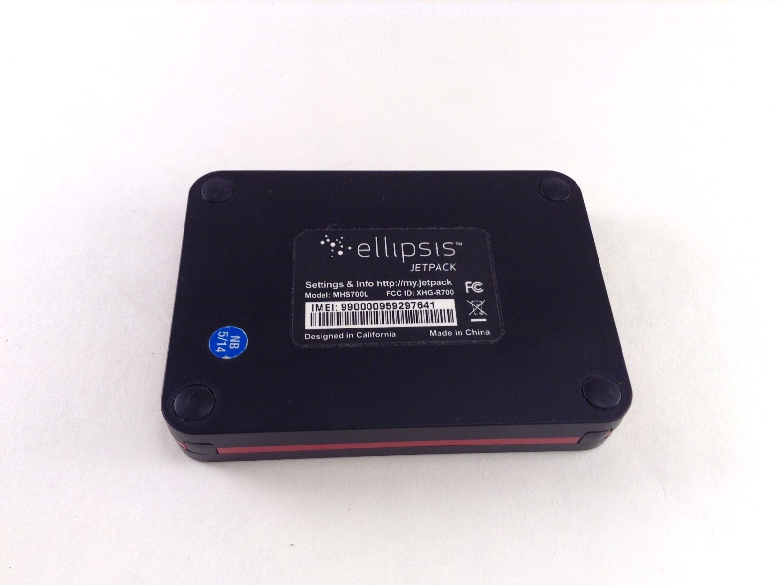 Verizon 4G LTE Ellipsis Jetpack Hotspot Wifi Unit Model MHS700L Free Shipping