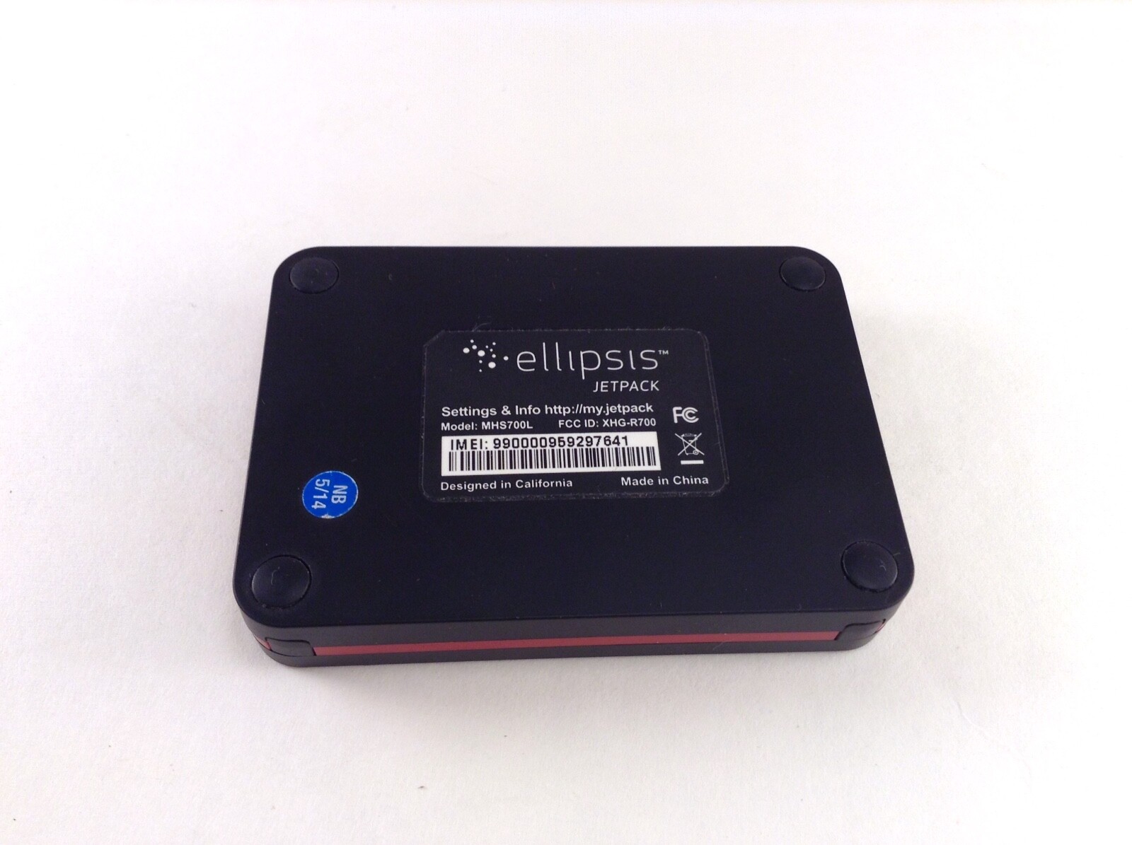 Verizon 4G LTE Ellipsis Jetpack Hotspot Wifi Unit Model MHS700L Free Shipping