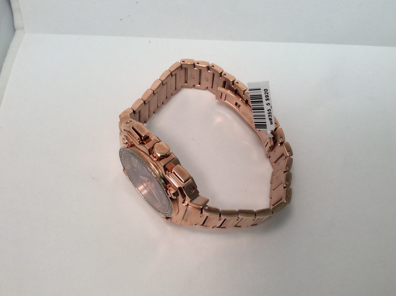 Pre-owned Aqua Master Men  Jojo Jojino Joe Rodeo Rose Metal Band 45mm Diamond Watch W355