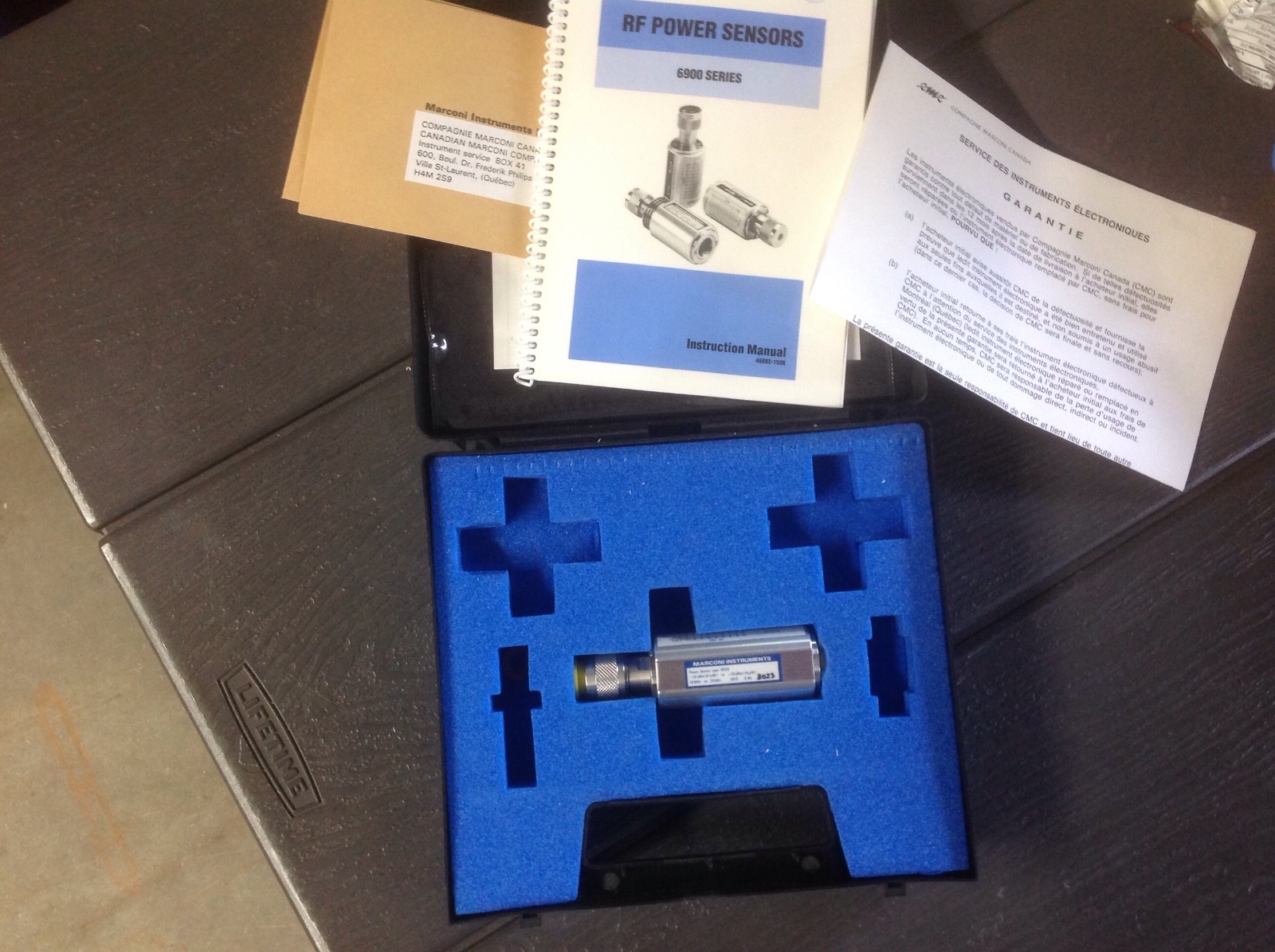 IFR Marconi 6920 High Sensitivity Diode Sensors -70 -20dBm 20GHz,case & manuel