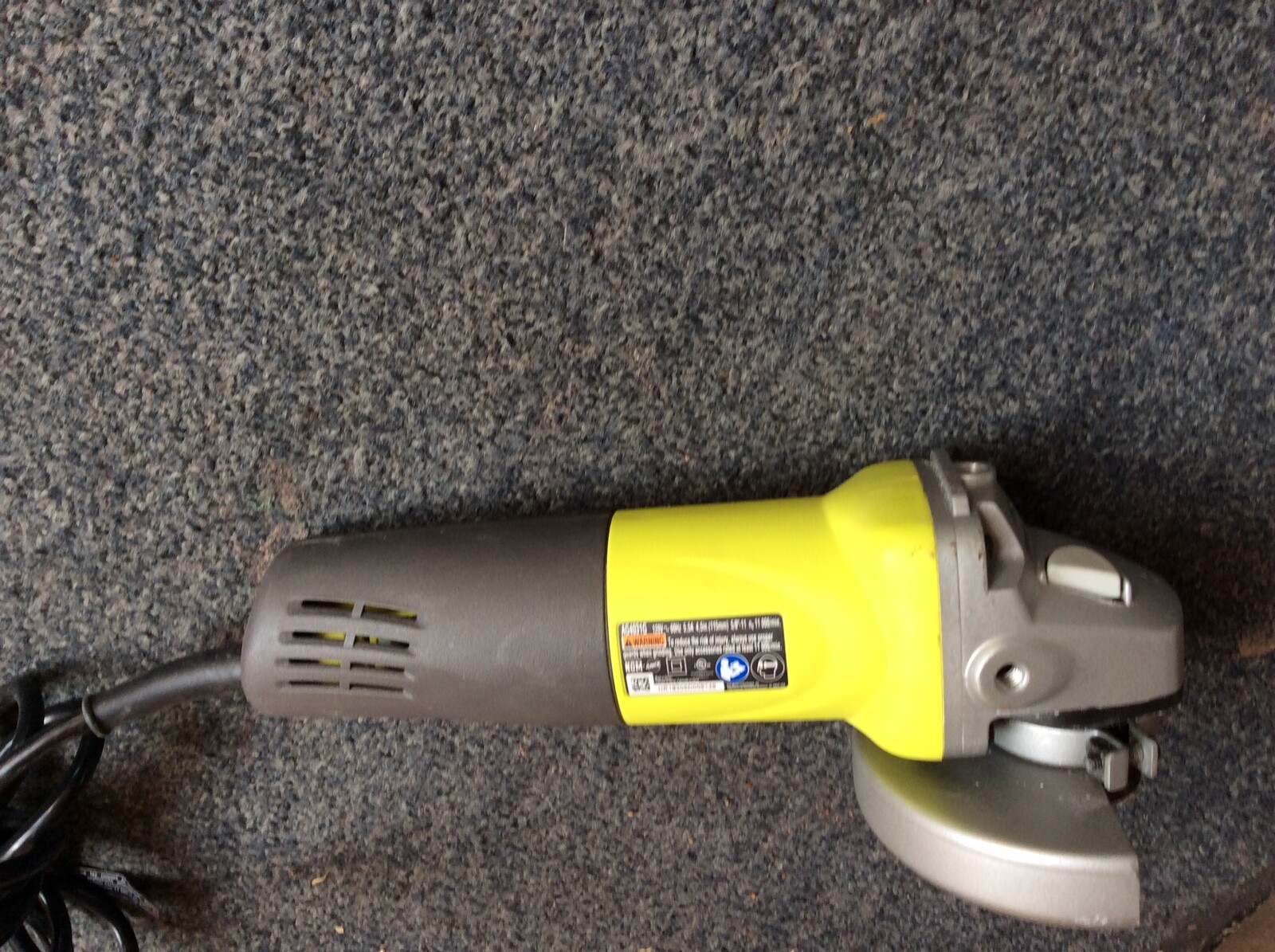 Ryobi 5.5 Amp Corded 4-1/2 in. Angle Grinder LIGHTLY USED, WORKS PERFECT!