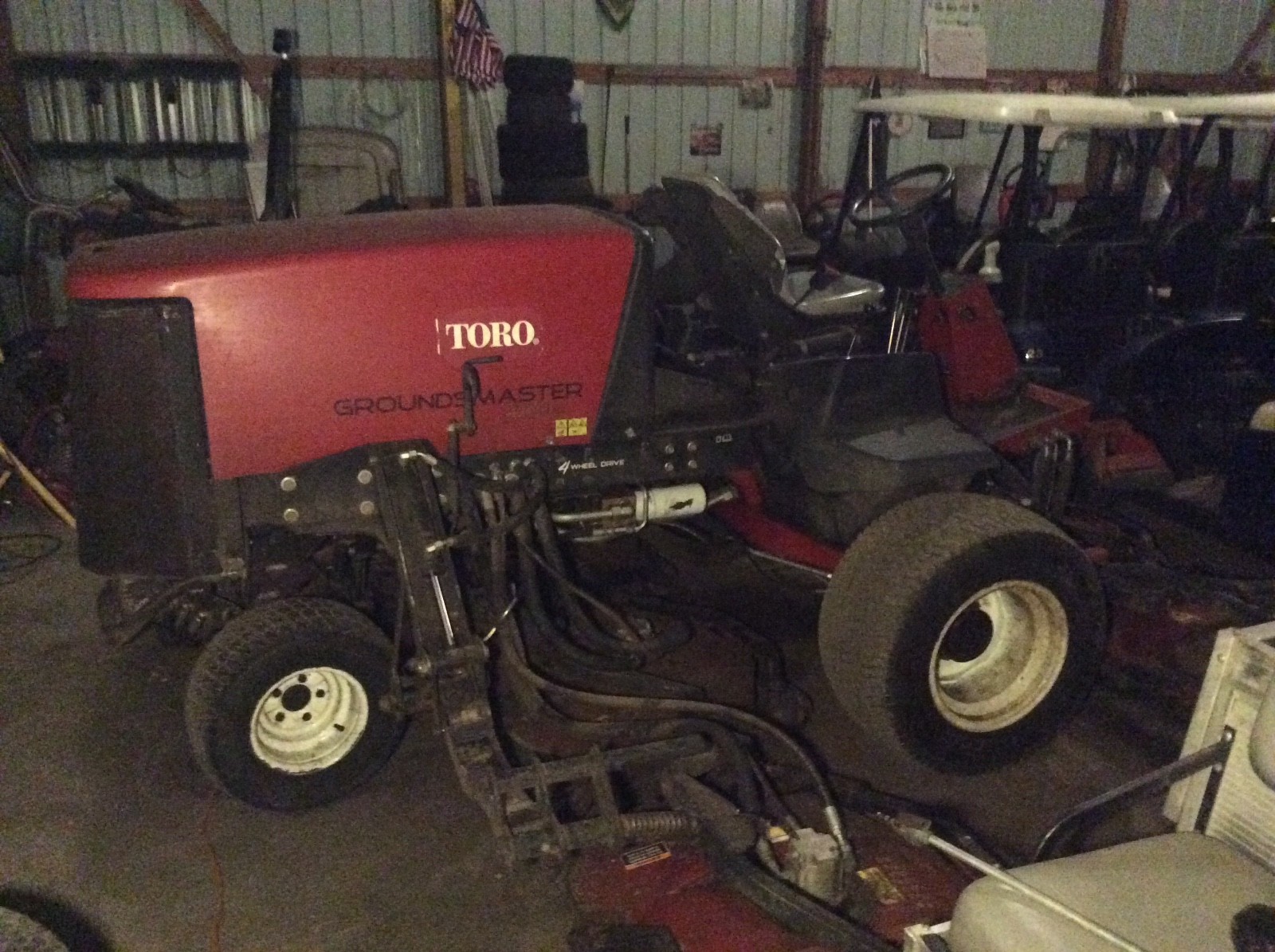 2005 Toro 4700D Groundsmaster wide cut 11.5 ft rotary mower