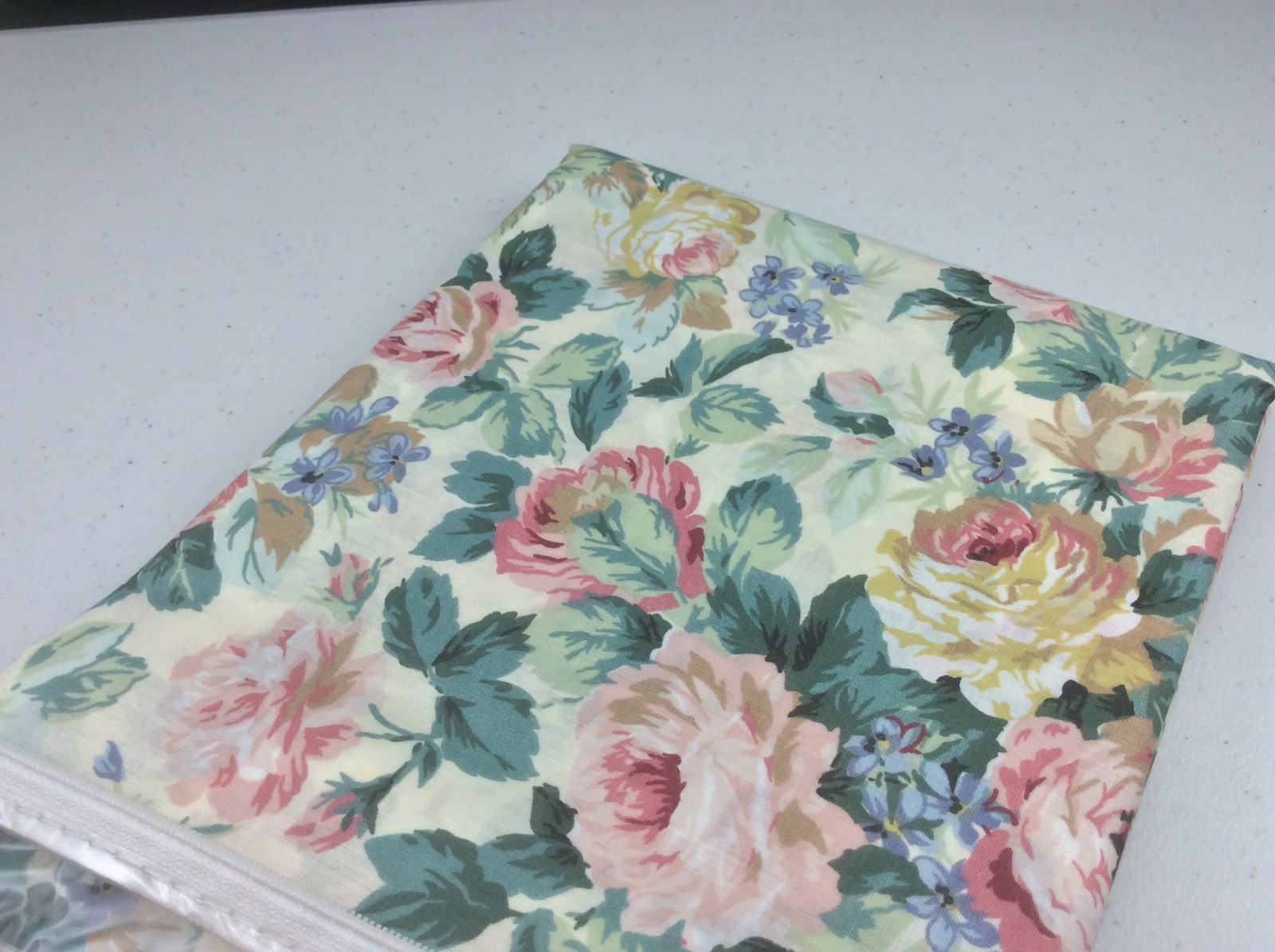 Vintage Croscill Multi Floral Decorative Fabric 2 Yards  / 92 