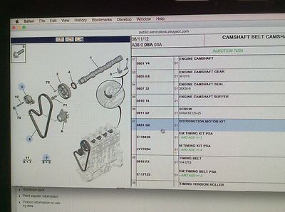 CITROEN BERLINGO 1.4 i TU3JP Engine GATES timing cam belt kit 0831S0