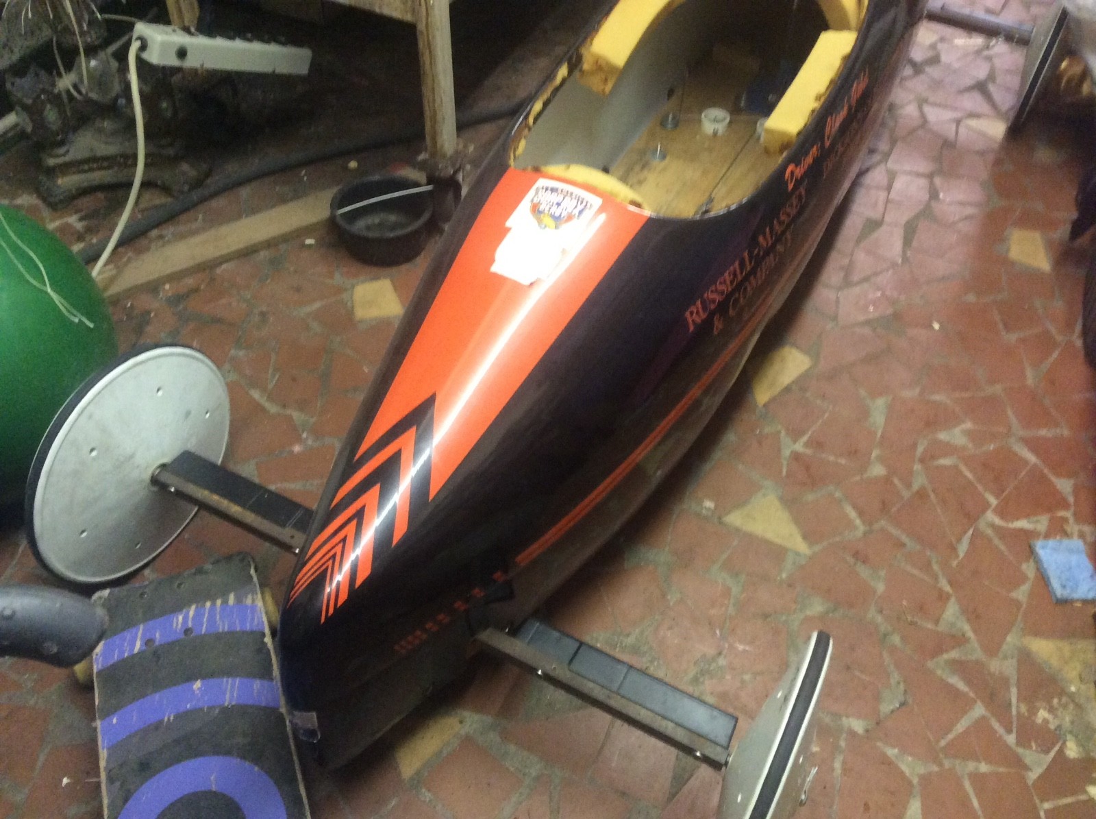 Modern SOAP BOX DERBY CAR RACER Full size awesome! South Carolina