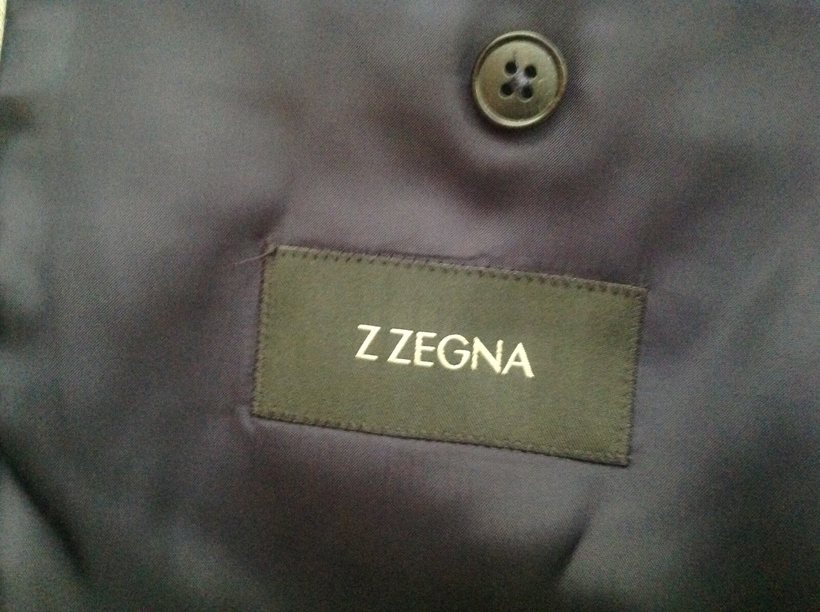 Pre-owned Z Zegna Ermenegildo Zegna Z Zegna Men's Navy D8 Seersucker Linen And Cotton Blend Sport Coat $795 In Blue