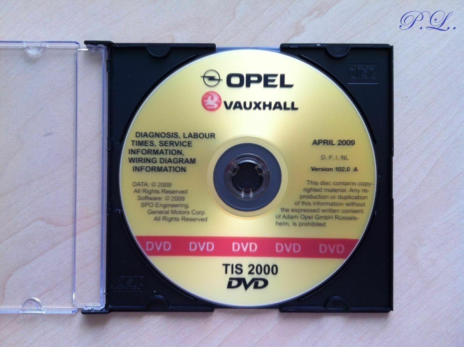 Werkstatthandbuch TIS 2000 Opel Vauxhall Prüfanleitungen