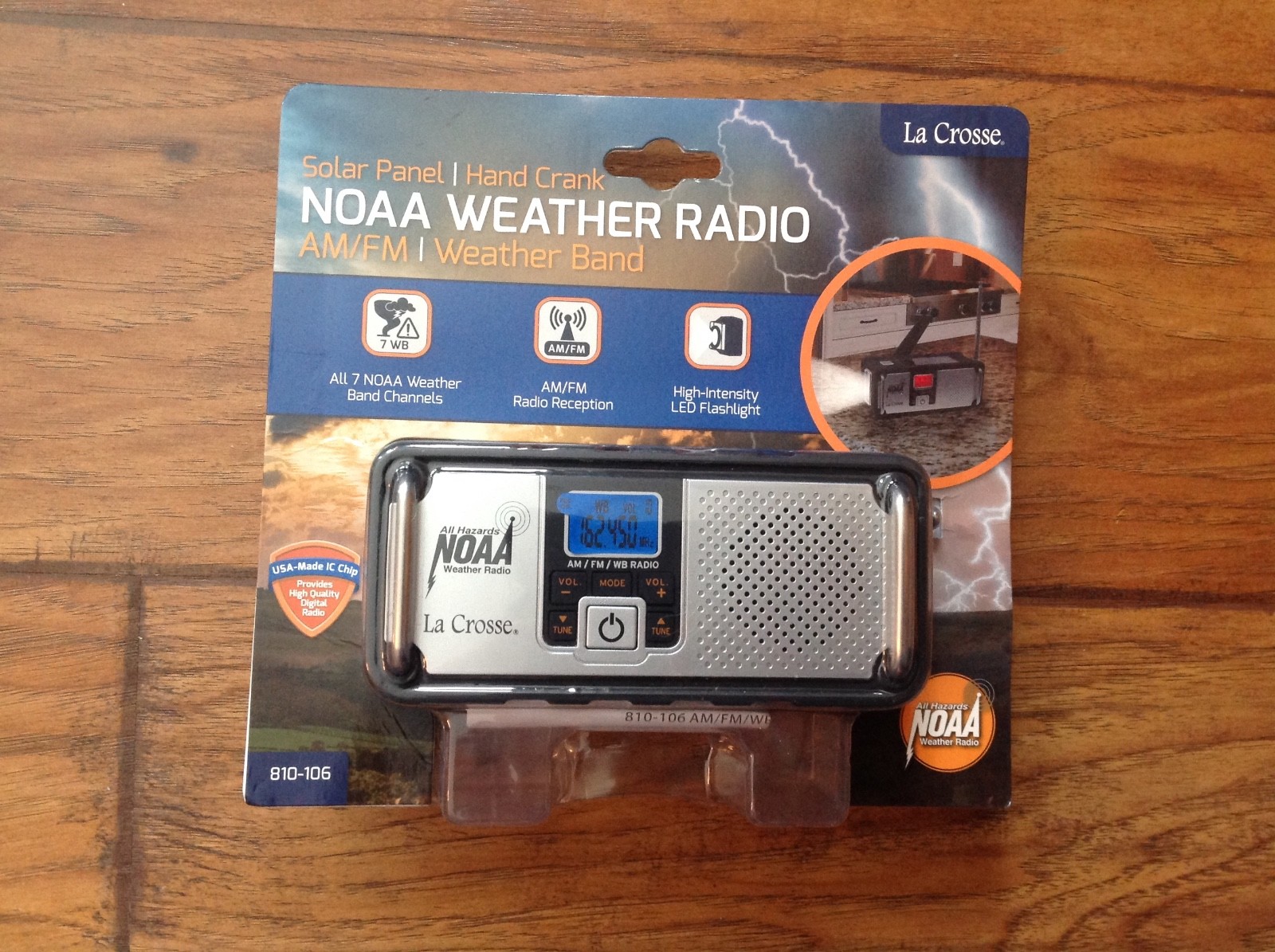 Weather radio. Weather radio