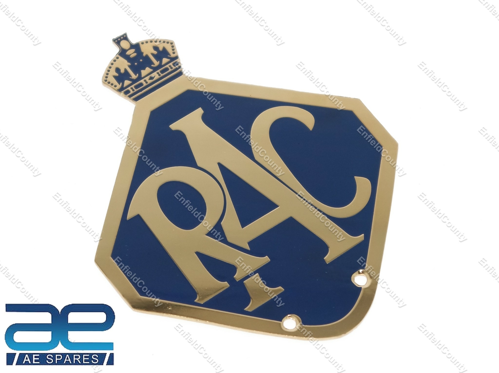 Vintage Royal Automobile Club RAC Metal Car Grille Badge 