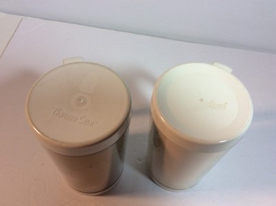 Thermo Serv Beer Mugs Lot of 2 Schlitz + Pabst Extra Light Made in USA 16 Oz.