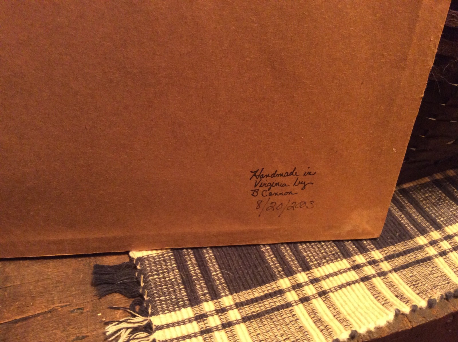 ABC cat and house sampler distressed frame nice!