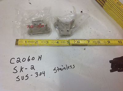 (2) HKK C2060H Connector Chain Link SK-2 Attact. SUS-304 Stainless Steel NEW