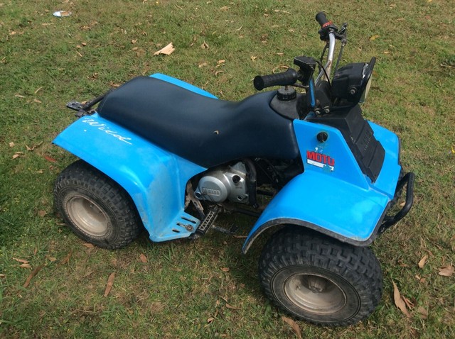 Yamaha moto4 80cc 1985 mdl 4 wheeler rare bike runs ...