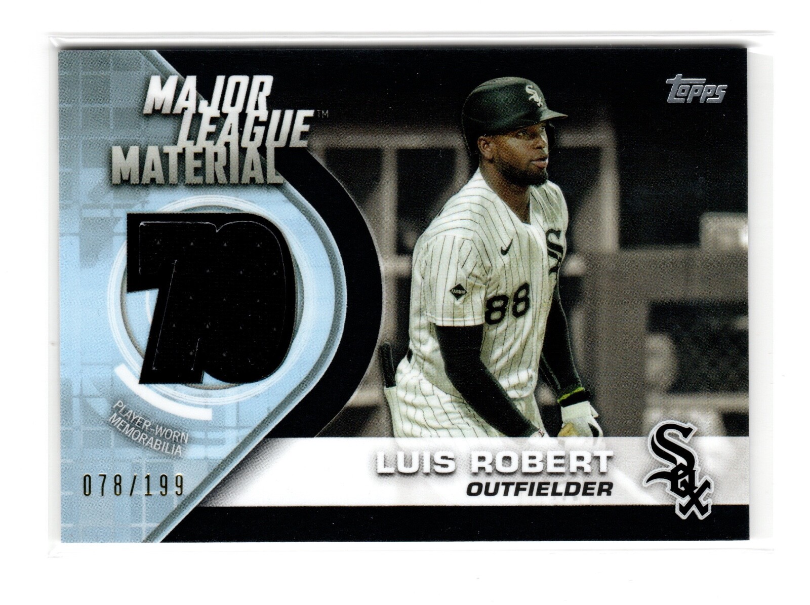 その他 2021 dynasty LUIS ROBERT patch auto 2021 Panini Donruss Luis Robert Patch Relic 87 Retro Style