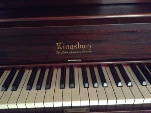Kingsbury the Cable Company Chicago Antique Upright Piano 1913