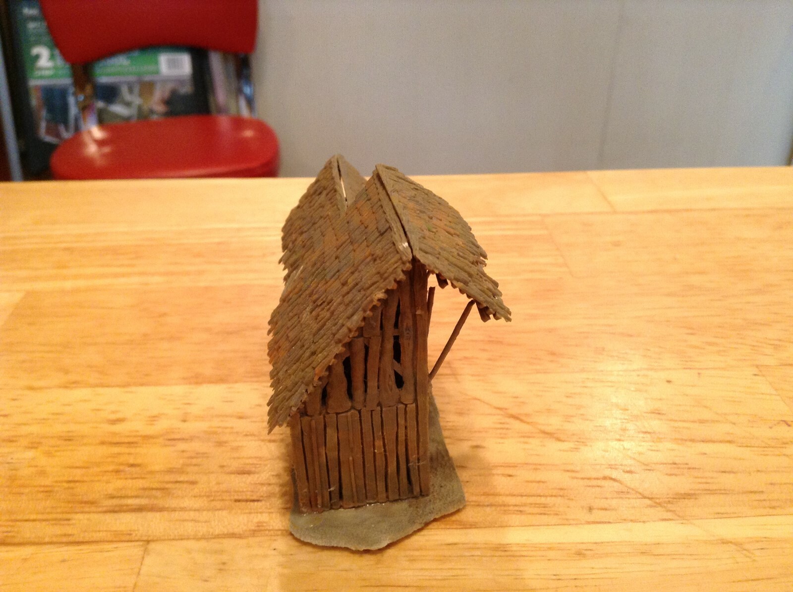 HO Scale built building small country  lumber wood  company mill storage shed