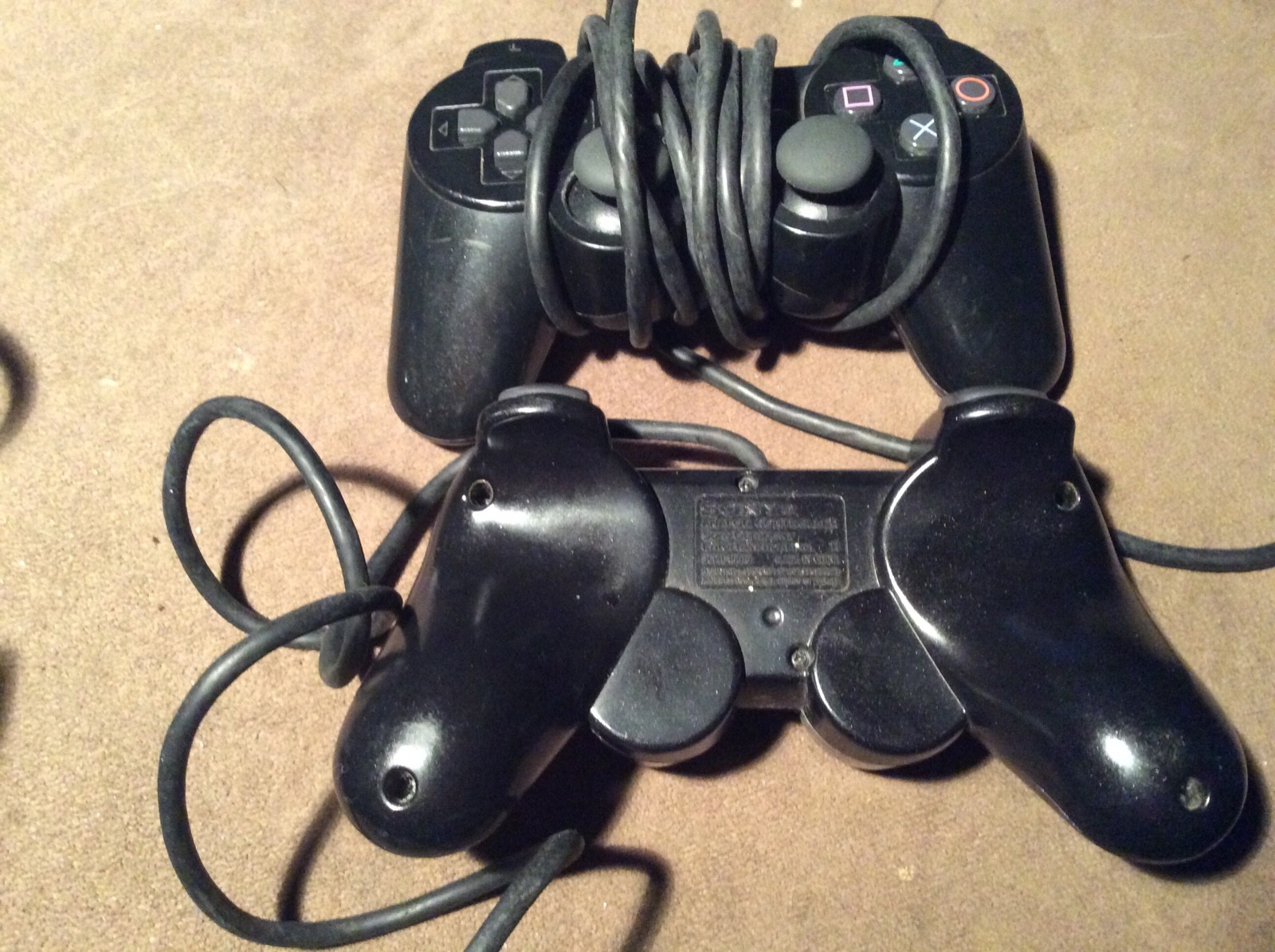 Lot of 2 Sony PS-2 controllers