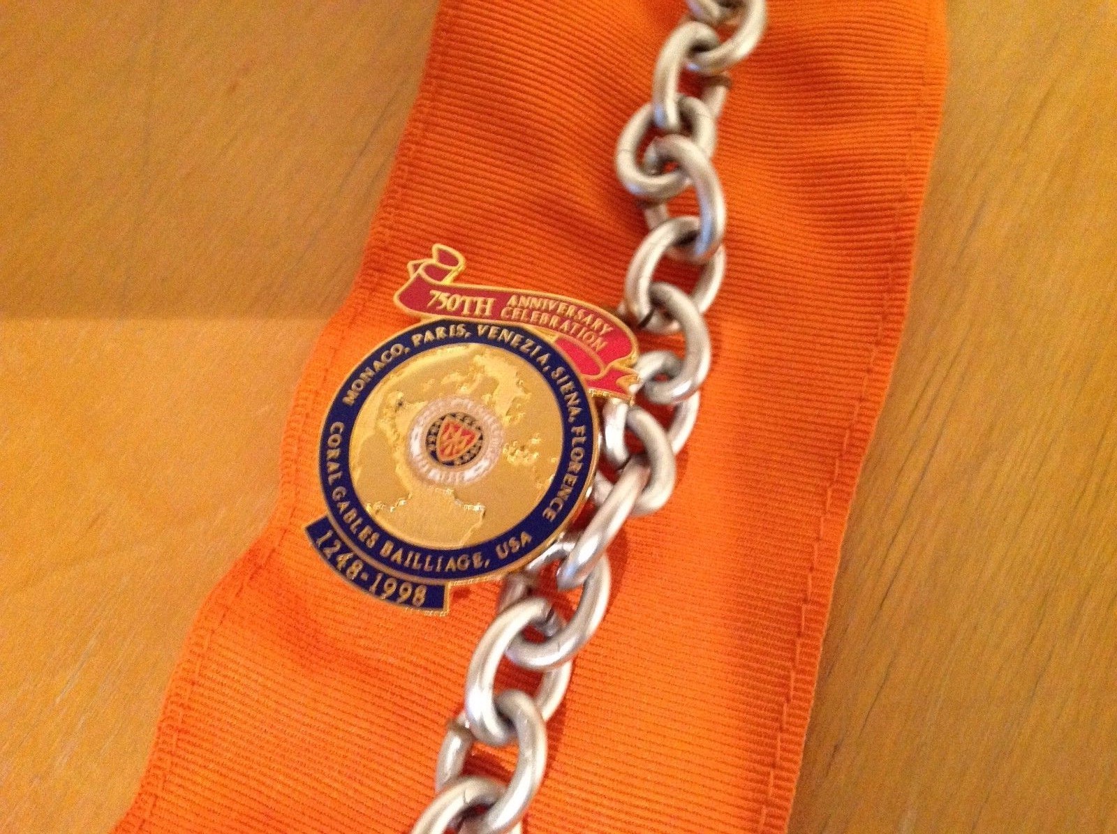 Chaine Des Rotisseurs Chefs Medal Mar-a-Lago First Chef 1995-2000 Trump Chef