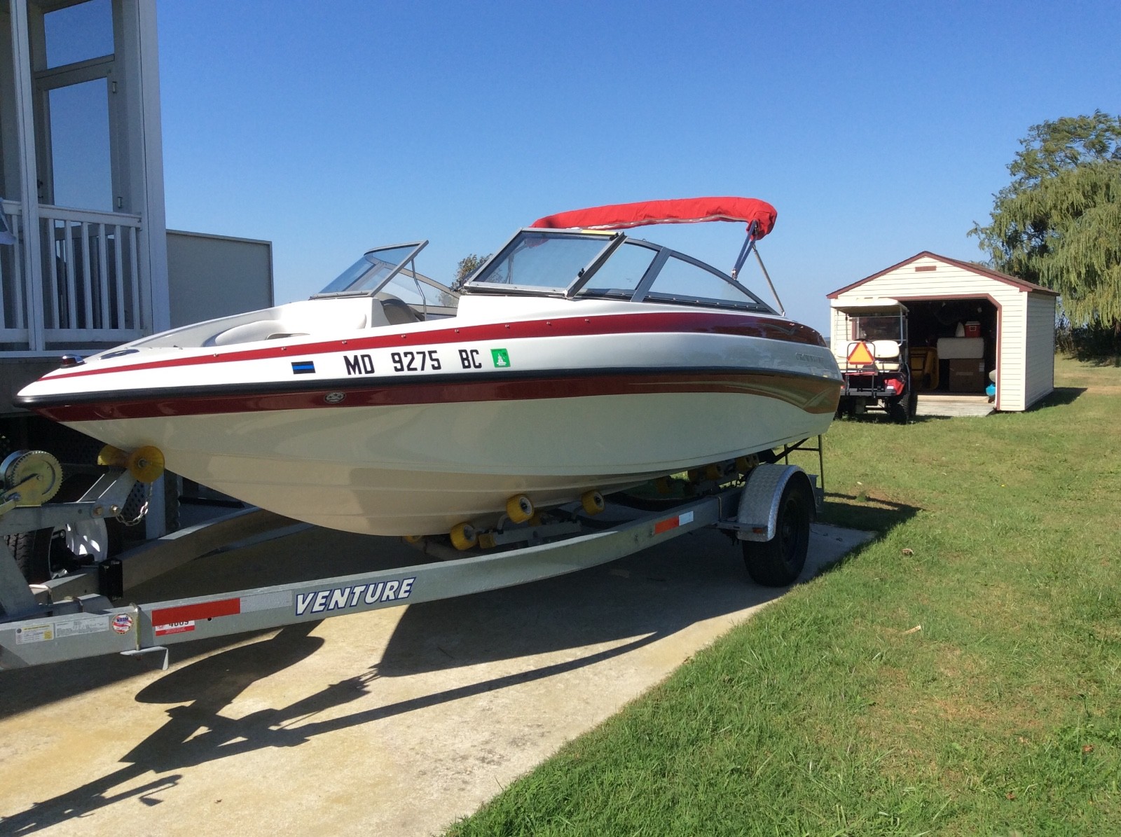 2007 Crownline Boat 18' Bow Rider