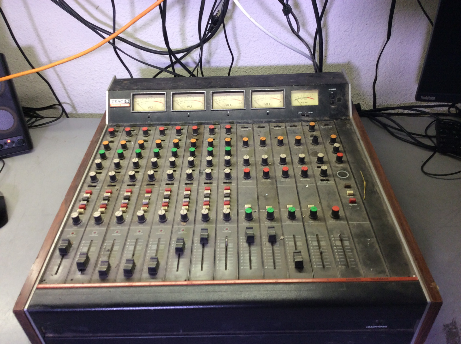 Vintage Tascam TEAC Model Series 5 8-Channel Mixing Board Vintage Tascam TEAC Model Series 5 8-Channel Mixing Board