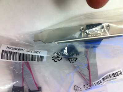 1x Asus Accessory Com Port 1 Serial Bracket ,GREY COLOR