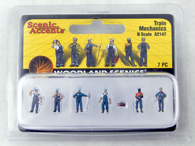 N Scale Train Mechanics (7 Pcs) - Woodland Scenics #A2147