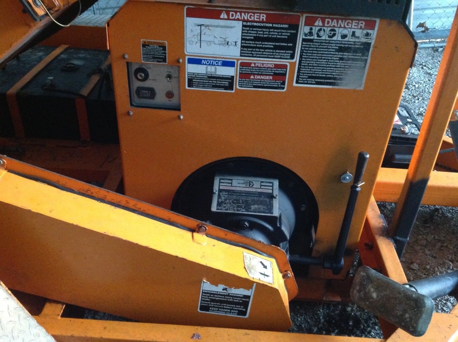 wood chipper, Altec WC126A, 2010, great condition, no rust, fully serviced